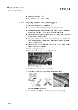 Preview for 226 page of Stoll CMS 502 HP+ Operating Instructions Manual