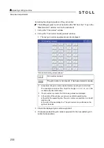 Preview for 230 page of Stoll CMS 502 HP+ Operating Instructions Manual