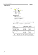 Preview for 250 page of Stoll CMS 502 HP+ Operating Instructions Manual