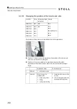 Preview for 252 page of Stoll CMS 502 HP+ Operating Instructions Manual