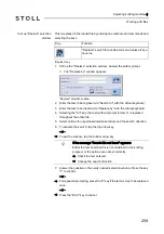 Preview for 259 page of Stoll CMS 502 HP+ Operating Instructions Manual