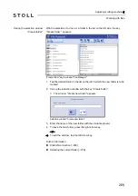 Preview for 265 page of Stoll CMS 502 HP+ Operating Instructions Manual