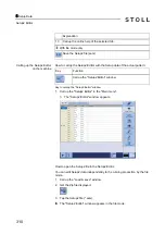 Preview for 310 page of Stoll CMS 502 HP+ Operating Instructions Manual