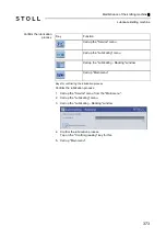 Preview for 373 page of Stoll CMS 502 HP+ Operating Instructions Manual