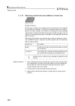 Preview for 402 page of Stoll CMS 502 HP+ Operating Instructions Manual