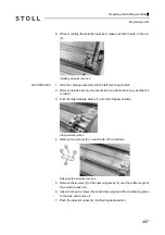 Preview for 407 page of Stoll CMS 502 HP+ Operating Instructions Manual