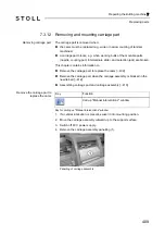 Preview for 409 page of Stoll CMS 502 HP+ Operating Instructions Manual