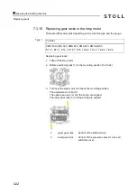 Preview for 422 page of Stoll CMS 502 HP+ Operating Instructions Manual