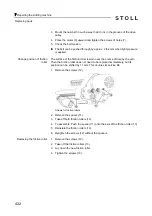 Preview for 432 page of Stoll CMS 502 HP+ Operating Instructions Manual