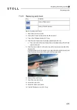 Preview for 435 page of Stoll CMS 502 HP+ Operating Instructions Manual