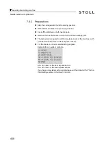 Preview for 458 page of Stoll CMS 502 HP+ Operating Instructions Manual