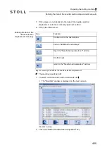 Preview for 465 page of Stoll CMS 502 HP+ Operating Instructions Manual