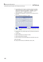 Preview for 466 page of Stoll CMS 502 HP+ Operating Instructions Manual