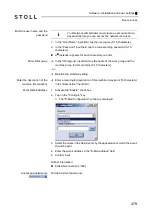 Preview for 479 page of Stoll CMS 502 HP+ Operating Instructions Manual