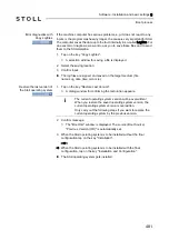 Preview for 481 page of Stoll CMS 502 HP+ Operating Instructions Manual