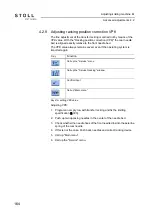 Preview for 164 page of Stoll CMS ADF-3 Operating Instructions Manual