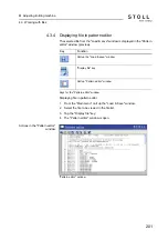 Preview for 201 page of Stoll CMS ADF-3 Operating Instructions Manual