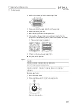 Preview for 331 page of Stoll CMS ADF-3 Operating Instructions Manual