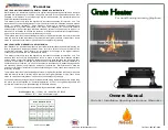 Preview for 1 page of Stoll Grate Heater Series Owner'S Manual