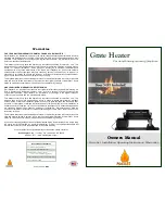 Preview for 1 page of Stoll Grate Heater Owner'S Manual