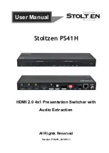 Stoltzen PS41H User Manual preview