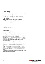 Предварительный просмотр 10 страницы STOLZENBERG KSE 910 Operating Manual