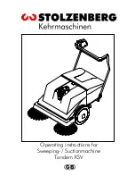 STOLZENBERG Tandem 900 KSV Operating Instructions Manual предпросмотр