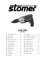 Stomer Professional SCD-500 User Manual preview