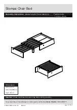 Preview for 1 page of Stompa Chair Bed 15620500321 - White Assembly Instructions Manual