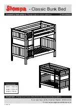 Stompa Classic Bunk Bed STO090004 Assembly Instructions Manual preview