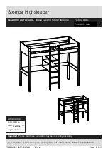 Preview for 1 page of Stompa Highsleeper T1002-03 - Nero Assembly Instructions Manual