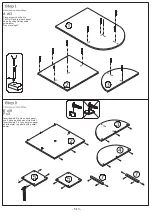 Предварительный просмотр 5 страницы Stompa Pull Out Desk Assembly Instructions Manual