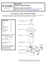 Предварительный просмотр 1 страницы Stone Art 167009 Manual