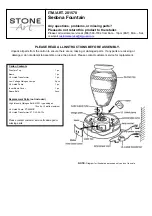 Предварительный просмотр 1 страницы Stone Art Sedona 201570 Manual