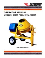 Preview for 1 page of Stone 105CM Operator'S Manual