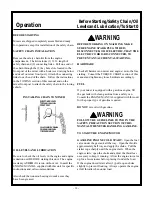 Preview for 14 page of Stone 105CM Operator'S Manual