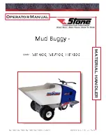 Предварительный просмотр 1 страницы Stone Mud Buggy FB1000 Operator'S Manual