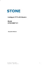 Preview for 1 page of Stone STWI104WT-01 Equipment Manual