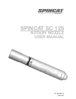 StoneAge SPINCAT SC-125 User Manual preview