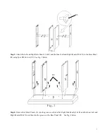 Preview for 7 page of Stonegate Melrose Dark Cherry Assembly And Operation Manual