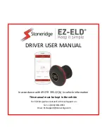 Stoneridge ELD1.0 Driver Users Manual preview