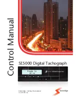 Предварительный просмотр 1 страницы Stoneridge SE5000 Control Manual