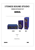 Stones Sound Studio Ribbon 260 Manual preview