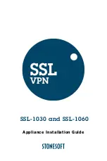 Stonesoft SSL-1030 Appliance Installation Manual preview