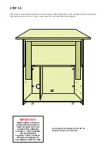 Предварительный просмотр 16 страницы Storage 4 Crafts storaway Allstore Arlington Assembly Instructions Manual