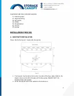 Предварительный просмотр 4 страницы Storage Canopy 26x40x10 Container Shelter Single truss Assembly Manual