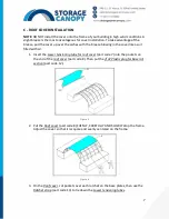 Предварительный просмотр 7 страницы Storage Canopy 26x40x10 Container Shelter Single truss Assembly Manual