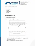 Предварительный просмотр 4 страницы Storage Canopy 33x40x12 Assembly Manual