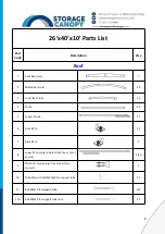 Preview for 6 page of Storage Canopy C2640R Assembly Instructions Manual