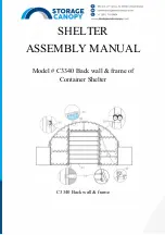 Storage Canopy C3340 Assembly Manual preview